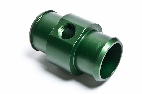 Radium Engineering — Radium Engineering Universal Hose Barb Adapter For 1-1/4in ID Hose ( w/ 1/4NPT Port) - Green - view 5